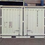 N1201 新品 12フィート クリーム色 側面一方開き